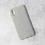 Torbica Double Crystal Dust za Samsung A705F / A707F Galaxy A70 / A70S crno srebrna