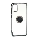 Futrola Magnetic Ring Clear za Samsung A415F Galaxy A41 crna