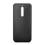 Torbica Leather Look za Nokia 5.1 2018 crna