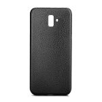 Torbica Leather Look za Samsung J600F Galaxy J6 2018 crna