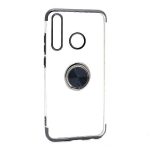 Futrola Magnetic Ring Clear za Huawei Honor 20 Lite crna
