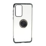 Futrola Magnetic Ring Clear za Huawei P40 crna
