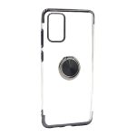 Futrola Magnetic Ring Clear za Samsung G985F Galaxy S20 Plus crna