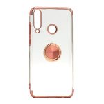 Futrola Magnetic Ring Clear za Huawei Y6P roze