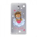 Futrola Ultra tanki Print Clear za Nokia 6 ND0025