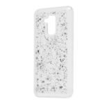 Torbica silikonska Leaves za LG K10 / K420N srebrna