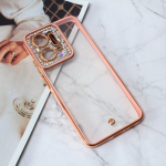 Torbica cirkon Camera za Honor X7a roze