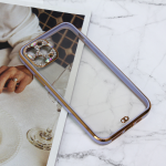 Torbica cirkon Camera za iPhone 12 Pro 6.1 ljubičasta