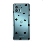 Torbica silikonska Print Skin za Motorola Moto G72 Hearts