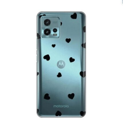 Torbica silikonska Print Skin za Motorola Moto G72 Hearts