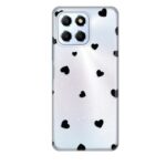 Torbica silikonska Print Skin za Honor X6a Hearts