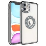 Futrola Deluxe cirkon za iPhone 14 Pro (6.1) crna