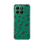 Torbica silikonska Print Skin za Honor X8b Heart Pattern