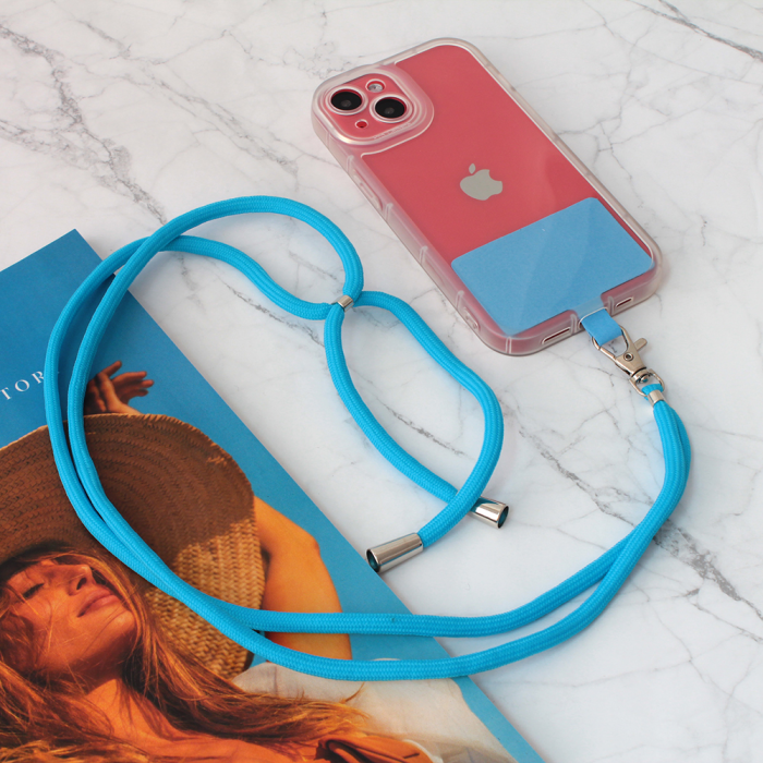 Univerzalni držač telefona Crossbody svetlo plavi - Slika 2