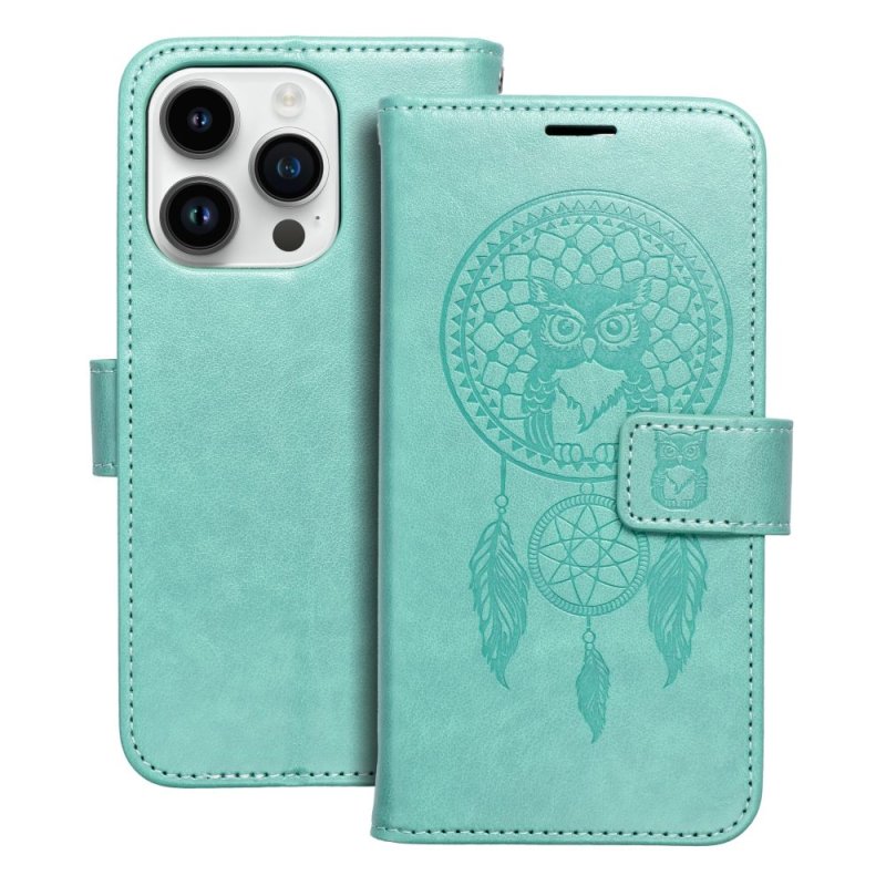 mezzoZELENA Futrola Flip Mezzo Book za Samsung A175F Galaxy A17 DreamCatcher zelena - Slika 1