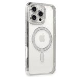 Futrola Shine MagSafe za iPhone 16 srebrna