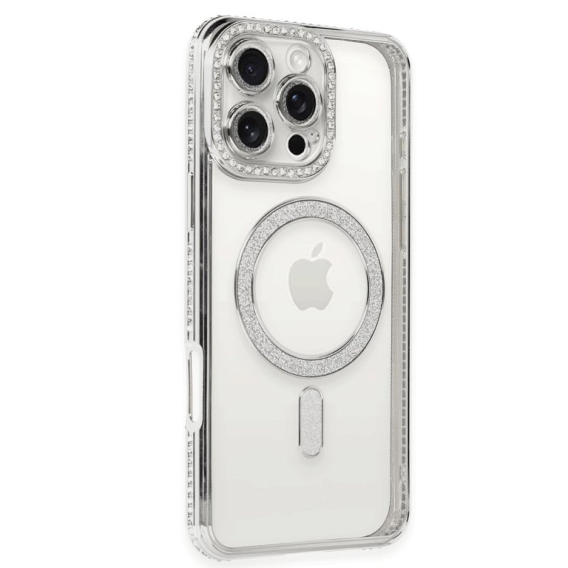 shinemagsafeSREBRNA Futrola Shine MagSafe za iPhone 16 srebrna - Slika 1