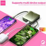 Power Bank Moxom MX-PB155 Fast 10000 mAh SCP 22.5W QC 18W+ PD 20W 3A zeleni - Slika 2