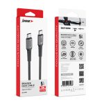 USB Data kabal Superior SU-K103 pleteni Fast 100W 5A Type C na Type C 1m sivi - Slika 5