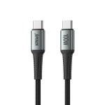 USB Data kabal Superior SU-K110 pleteni Fast 100W 5A Type C na Type C 2m sivi