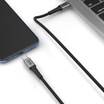 USB Data kabal Superior SU-K110 pleteni Fast 100W 5A Type C na Type C 2m sivi - Slika 3