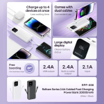 Power Bank prenosiva baterija REMAX Rellaen Series RPP-658 2.4A 20000 mAh crna - Slika 2
