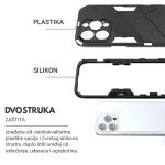 Maska Bibercas za Xiaomi 15 Pro crna - Slika 4