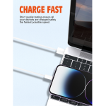 Data kabl LDNIO LS892 25W Fast Micro USB 2m beli - Slika 2