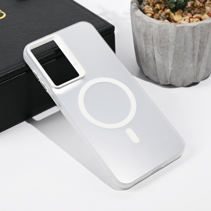 Torbica MagSafe Clear za Samsung A175F Galaxy A17 srebrna