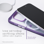 Torbica MagSafe Clear za Samsung A175F Galaxy A17 srebrna - Slika 2