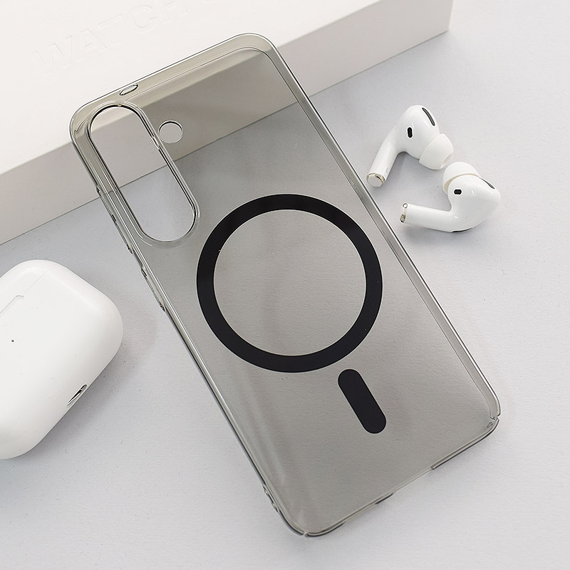 transparentMagCaseCRNA Maska Transparent Mag Case za Samsung S931B Galaxy S25 crna - Slika 1