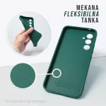 Maska 3D Camera za Honor Magic 8 Lite / X9D tamno zelena - Slika 4