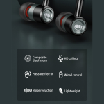 Slušalice Remax RM-598a Type C crne - Slika 2