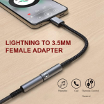 Adapter LDNIO LSY80i za slušalice iPhone Lightning na 3.5mm beli - Slika 2
