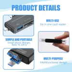 Čitač kartica USB JWD 6 u 1 OTG beli - Slika 4