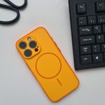 Futrola MagSafe Slim Silicone za Samsung A175F Galaxy A17 narandžasta