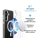 Torbica MagSafe za Samsung S731B Galaxy S25 FE transparent - Slika 2