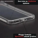 Maska Skin silikon With Pluggy za Motorola Edge 50 Fusion / Moto G96 transparent - Slika 2