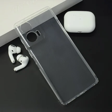 Maska Skin silikon With Pluggy za Motorola Edge 50 Fusion / Moto G96 transparent