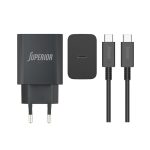 Kućni punjač Superior SU-4500 45W Type C na Type C 5A crni