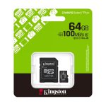 Memorijska kartica Kingston Select Plus 64GB Gen 3 150Mb/s SDCS3 + adapter