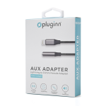 Adapter Pluginn AUX Z na Lightning 0.25m crni - Slika 3