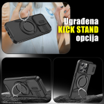 Torbica CamShield Ring Stand za Samsung S941B Galaxy S26 crna - Slika 3