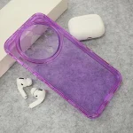 Maska Color Transparent  za Honor Magic 8 Lite / X9D ljubičasta