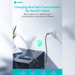 Data kabl Coteci 87313 60W 10 Gbps USB 3.0 na Type C crni 2m - Slika 4