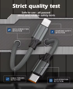 Data kabl LDNIO LC441I 30W Type C na Lightning sivi 1m - Slika 3