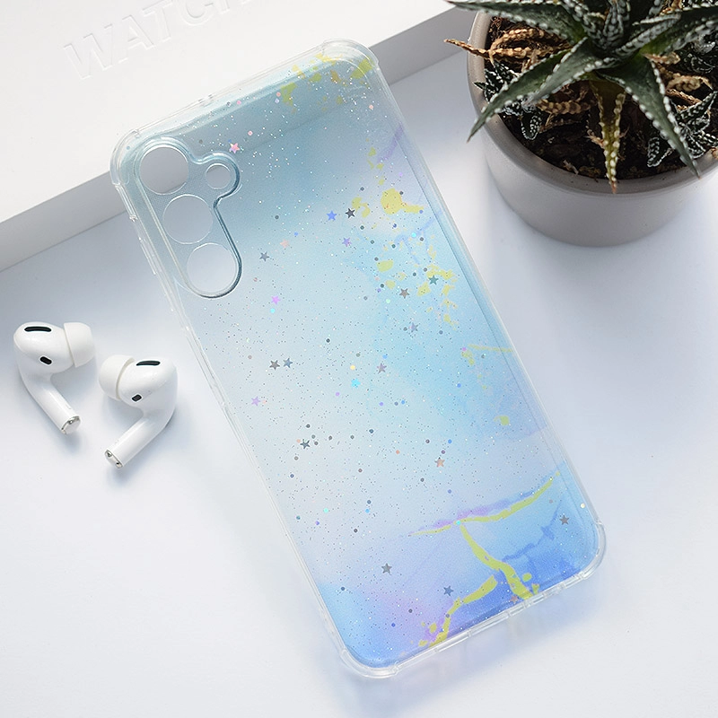 fluidcolorSVETLOPLAVA Maska Fluid Color za Samsung A556B Galaxy A55 5G svetlo plava - Slika 1