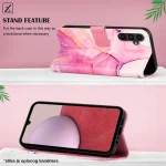 Maska na preklop Marble za Samsung A075F Galaxy A07 pink - Slika 4