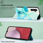 Maska na preklop Marble za Samsung A366B / A566B Galaxy A36 5G / A56 5G tirkiz - Slika 4