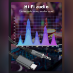 Adapter LDNIO LSY81c Type C na 3.5mm muški beli 1m - Slika 6